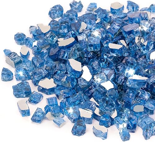 Miniatura 78 de Stanbroil - Cristal para fuego de chimenea, lugar para fogatas. Cobre reflectante