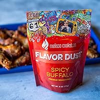 Vista 2 de Melissa Cookston Flavor Dust Revestimiento de alas de pollo y polvo de alas para barbacoa y cocina, galardonado y estilo de competencia Buffalo