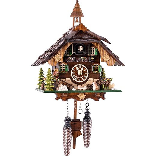 Cuckoo-Palace Chalet Clock