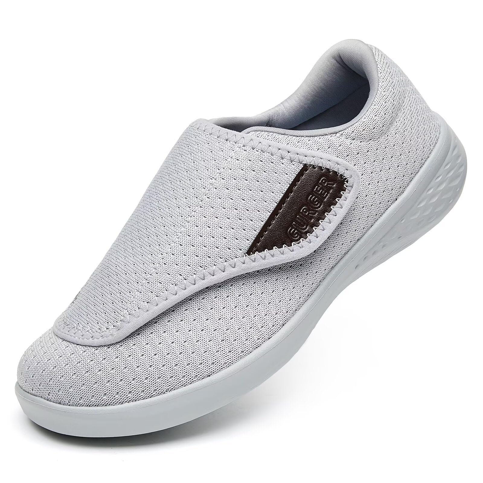 Zapatillas Diabéticos para Mujer Hombre Extra Anchas Ajustable Ortopédico Zapatos Respirable Pantuflas