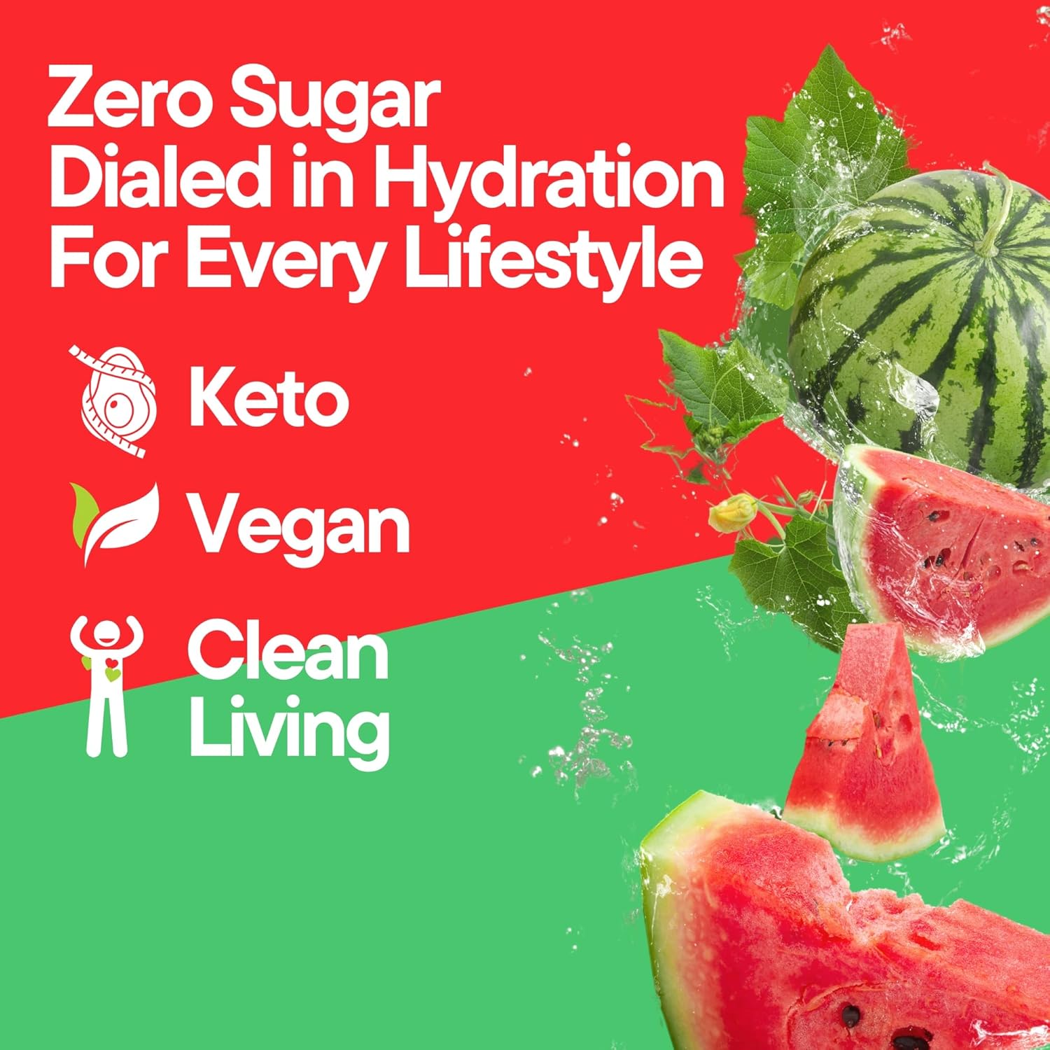 Electrolyte Powder - Watermelon Wipeout – Electrolyte Hydration Powder Packs, Sugar-Free Hydration for Athletes, Keto, Vegan, Boost Energy & Endurance, Convenient, 30 Single Serve Packs - Image 5