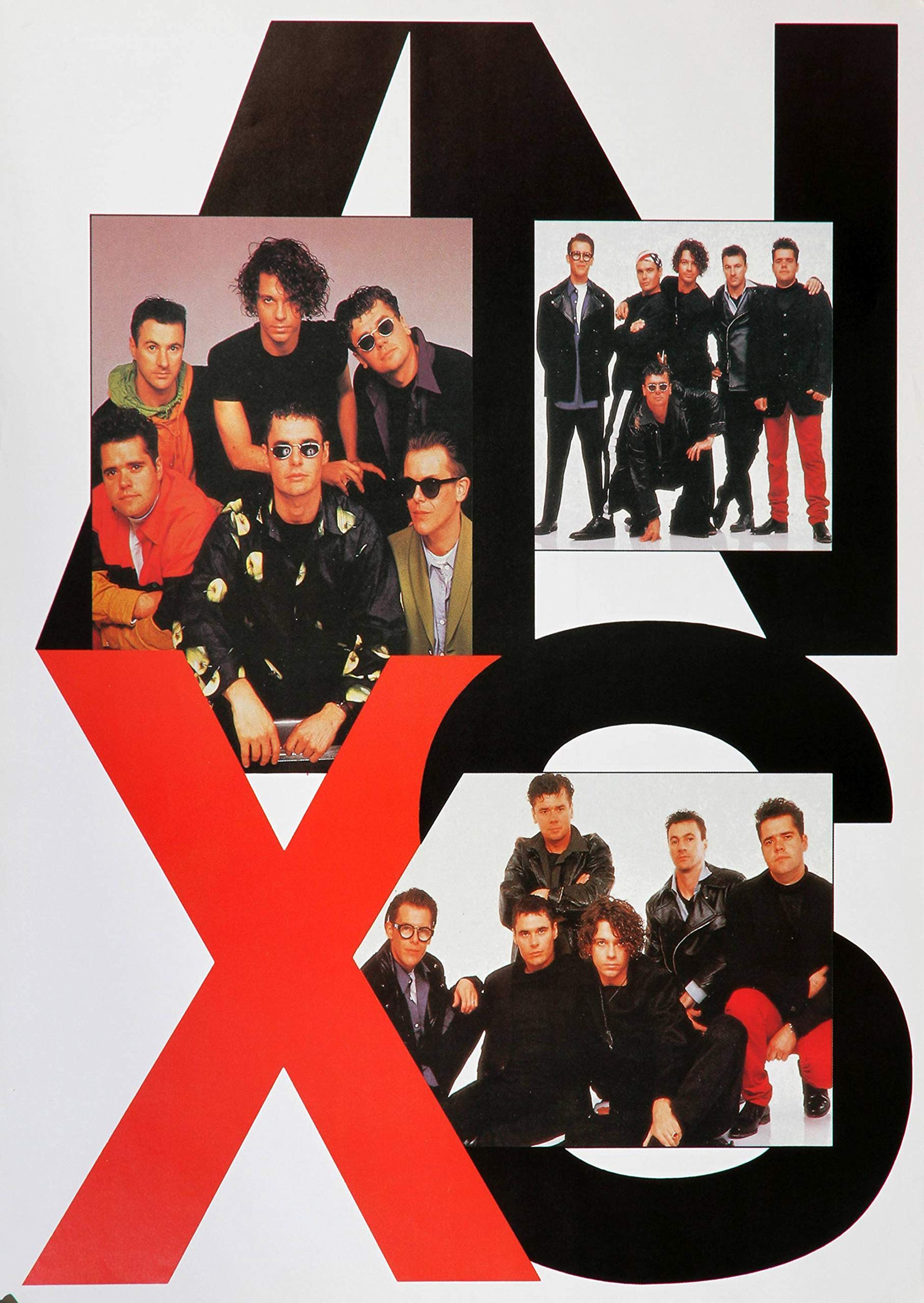 Premium Poster/Plakat | DIN A1 | Wanddeko | Live Konzert Veranstaltung » INXS - Live, 1990 «