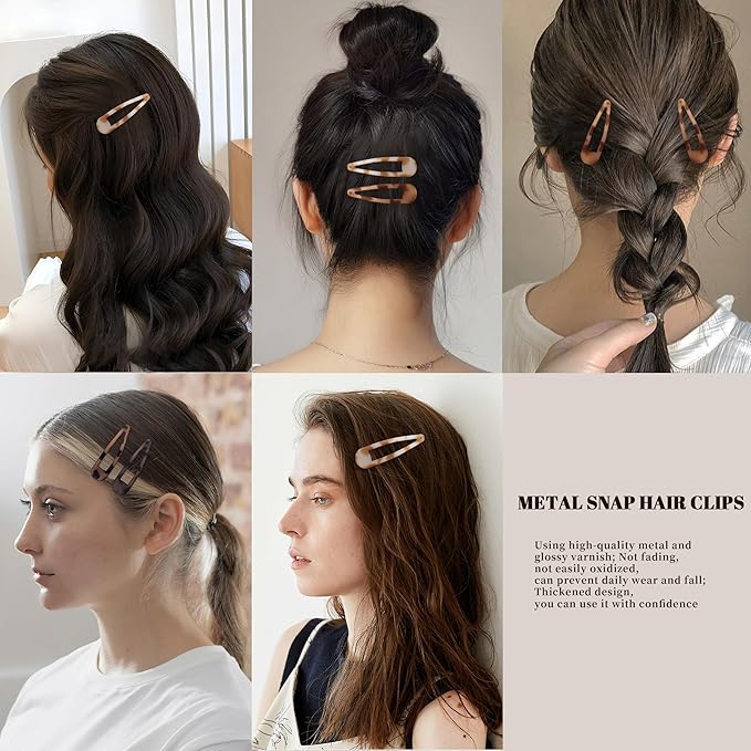 Pinzas pequeñas para cabello, set de 20 unidades miniatura 7