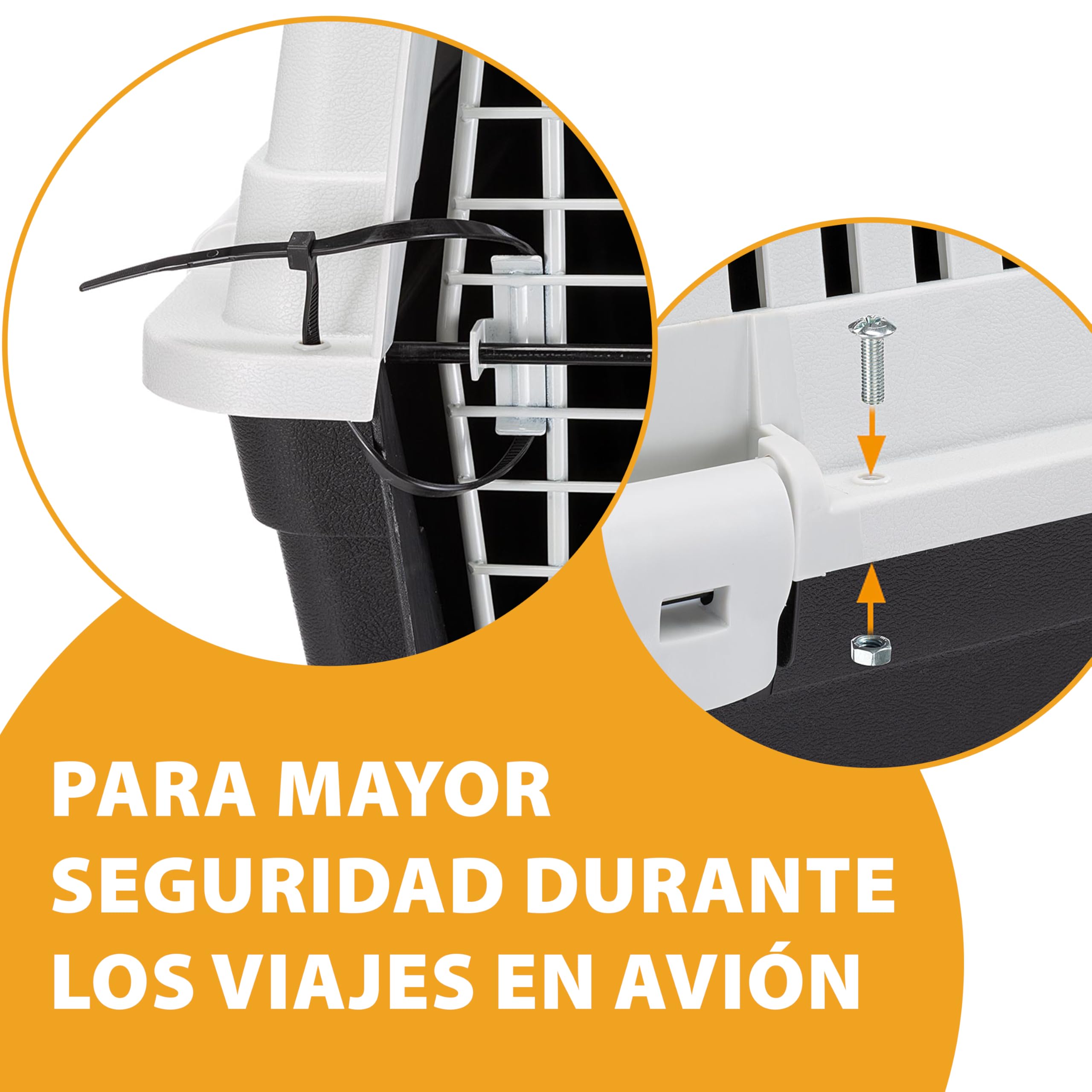 Ferplast Atlas 50 Professional -Transportín para Perros De Talla Media-Grande