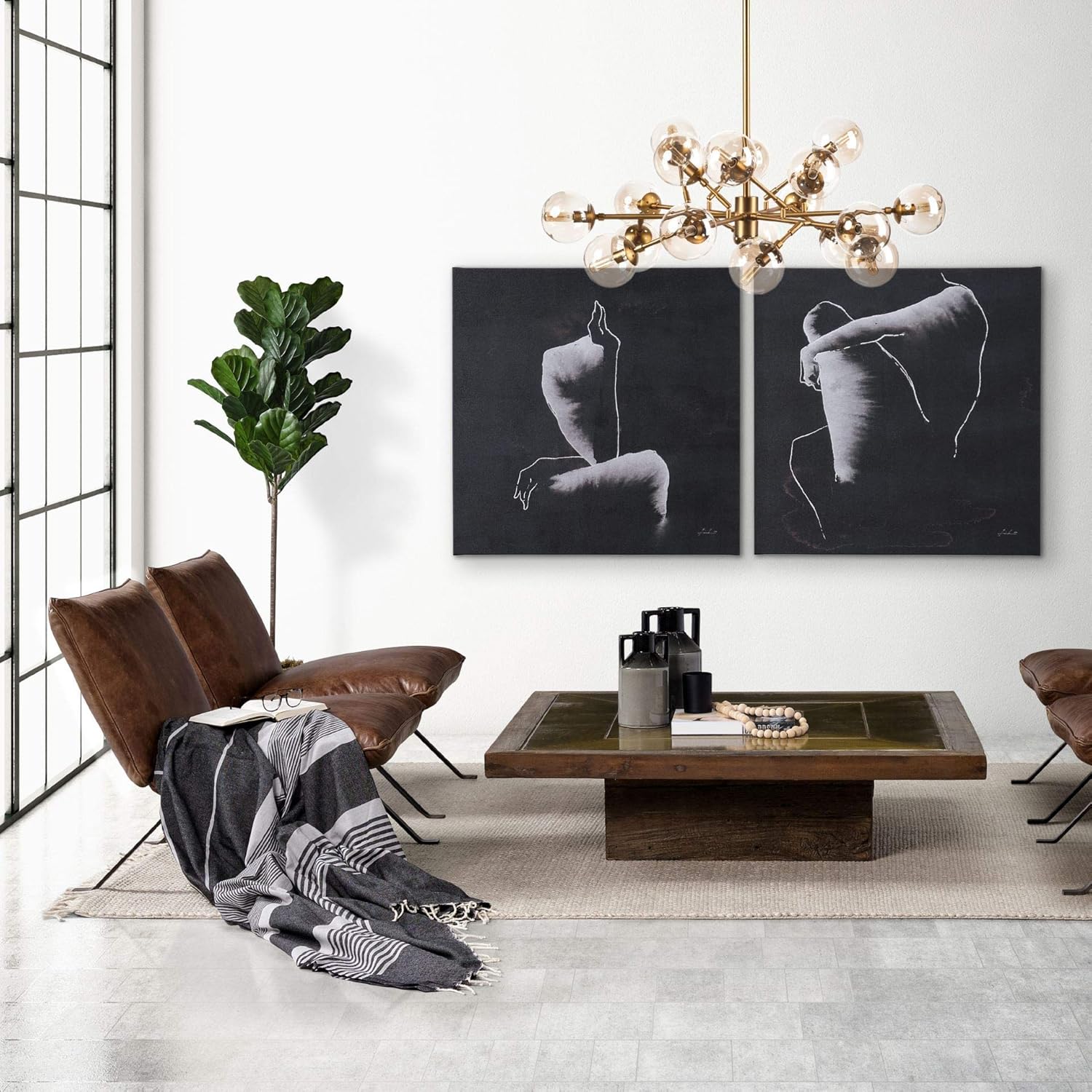 Mid-Century Modern Slipper Chair Flavelle I by Mercana