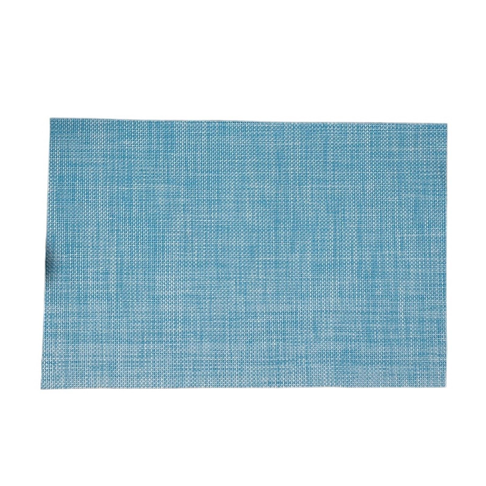 WZPTLKIBAD Weave Place Mats Washable Rectangle Table Pads