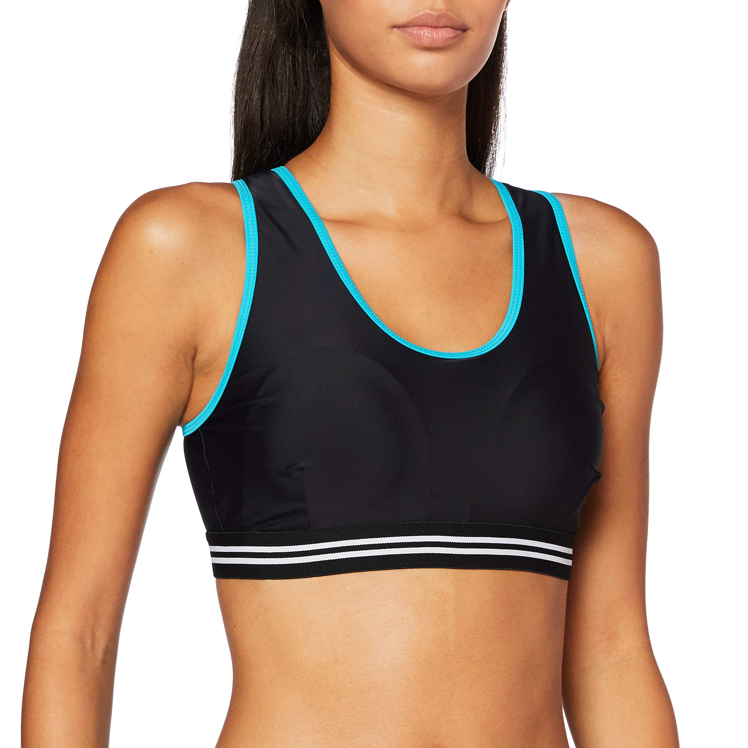 Beco Bikini Top-5616 Women's Bikini Top - Petrol/Black, 40