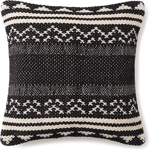 Vista 44 de REDEARTH Fundas de cojín decorativas con textura bohemia – Juego de fundas decorativas de granja tejidas lumbares para sofá, cama, silla, comedor