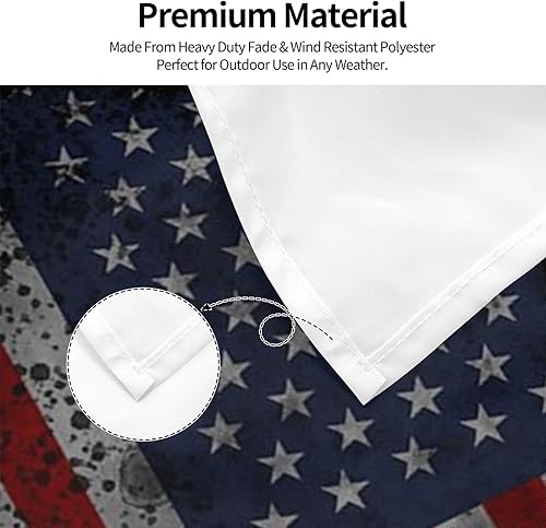 Miniatura 5 de Bandera de motos de nieve de EE. UU., bandera decorativa duradera de 4 x 6 pies