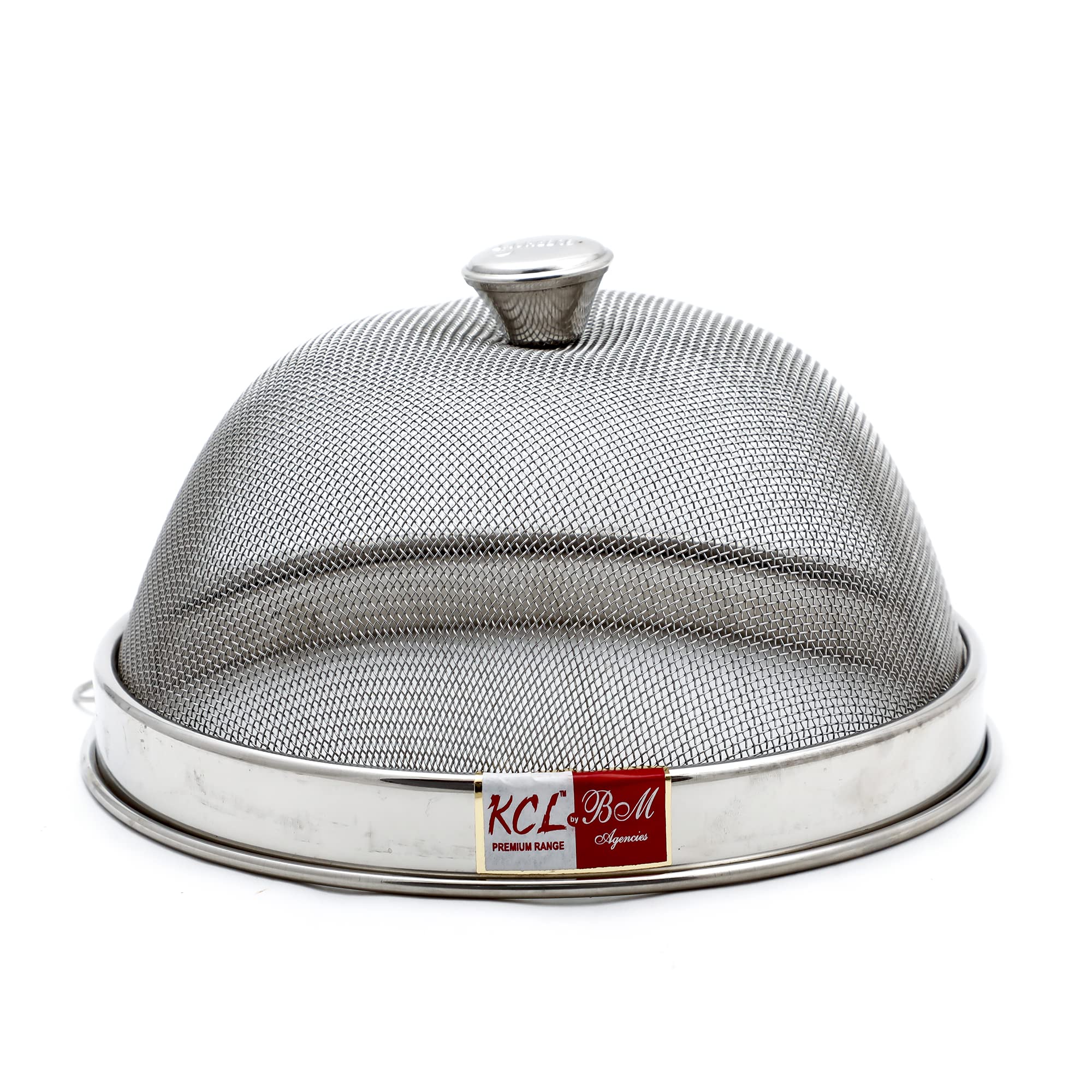 KCL Stainless Steel Multipurpose Food Grade Mesh Dome for Food/Fruits/Vegetables Cover - 1 Unit (Dimension 35 CM)
