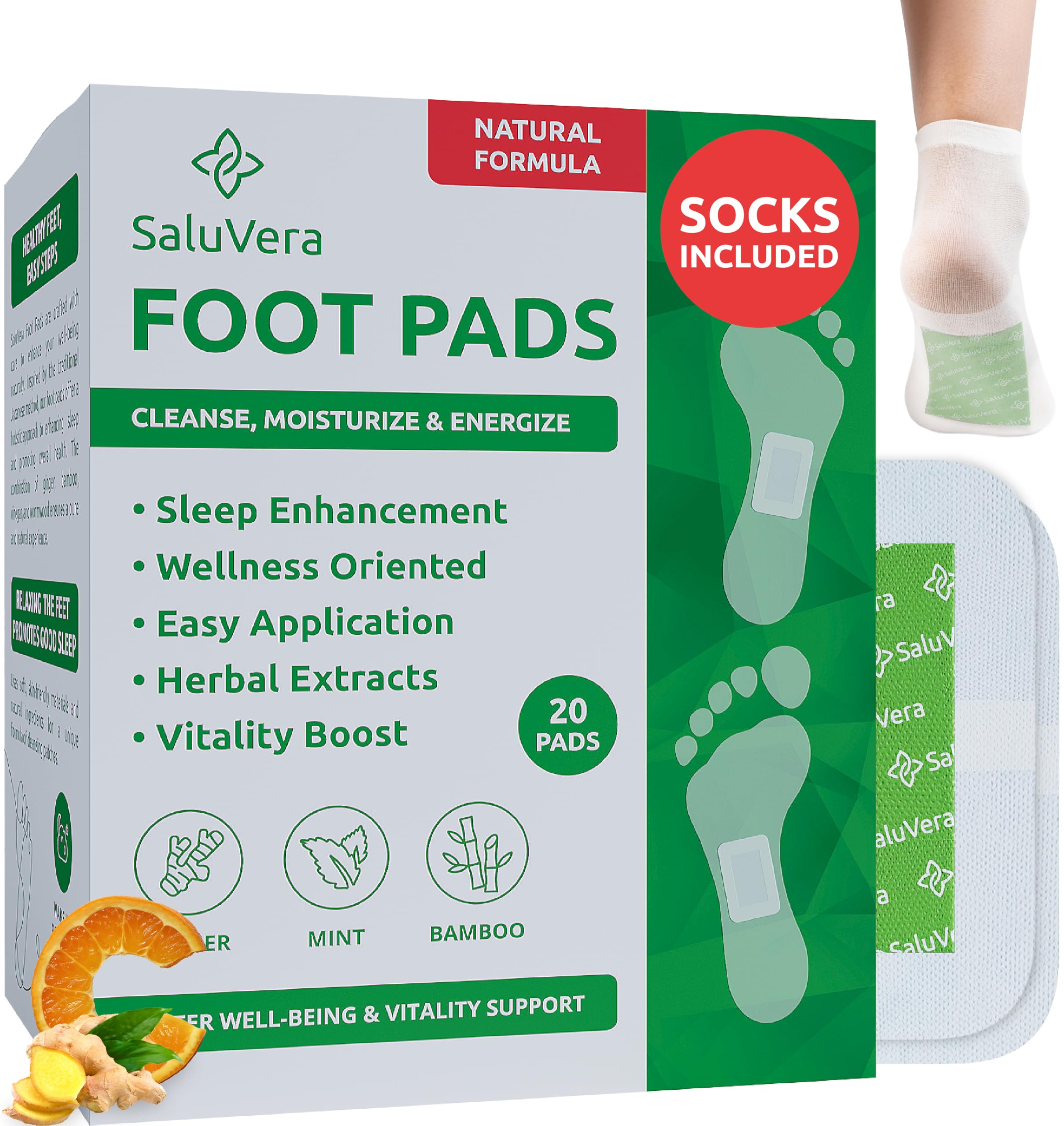 SaluVera Foot Pads (20 Count)