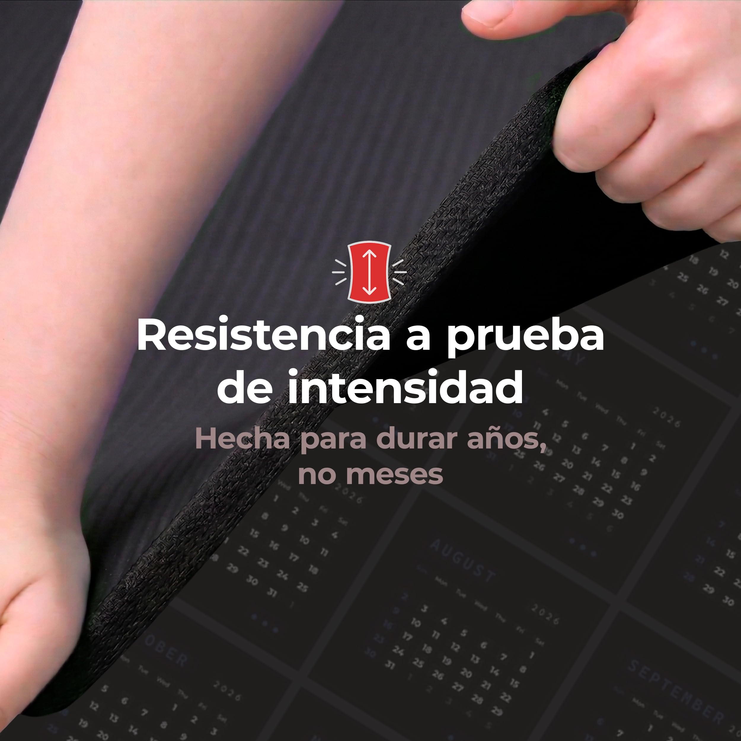 Esterilla Yoga Antideslizante XL 212 x 150 cm - Esterilla Fitness Gruesa de 8mm para Gimnasio en Casa - Yoga Mat Grande para Pilates - Colchoneta de Gimnasia de Alta Densidad