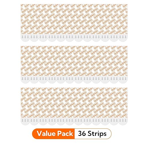 Miniatura 8 de hookay Tiras adhesivas de repuesto medianas mejoradas, tiras colgantes sin daños para ganchos de interior, sin herramientas, tiras adhesivas de