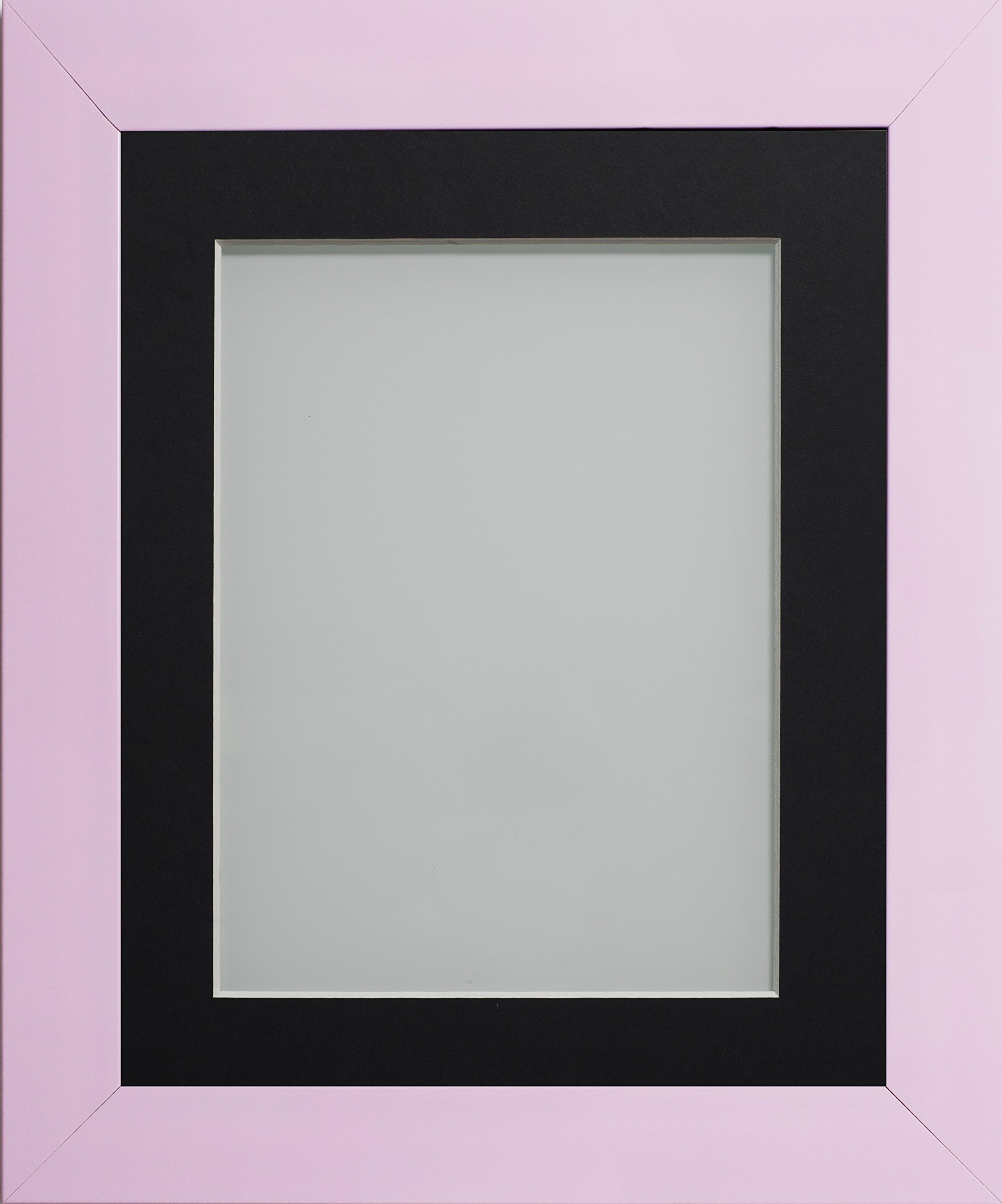 Frame Company Candy Range Peony Picture Photo Frames with Black Mount, 10x10 for 8x8 *Choice of Sizes and Colours* Fitted with Real Glass