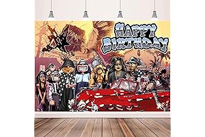 Homies Happy Birthday Backdrop, Ain’t Nothin’ But a Gangsta Party Decorations