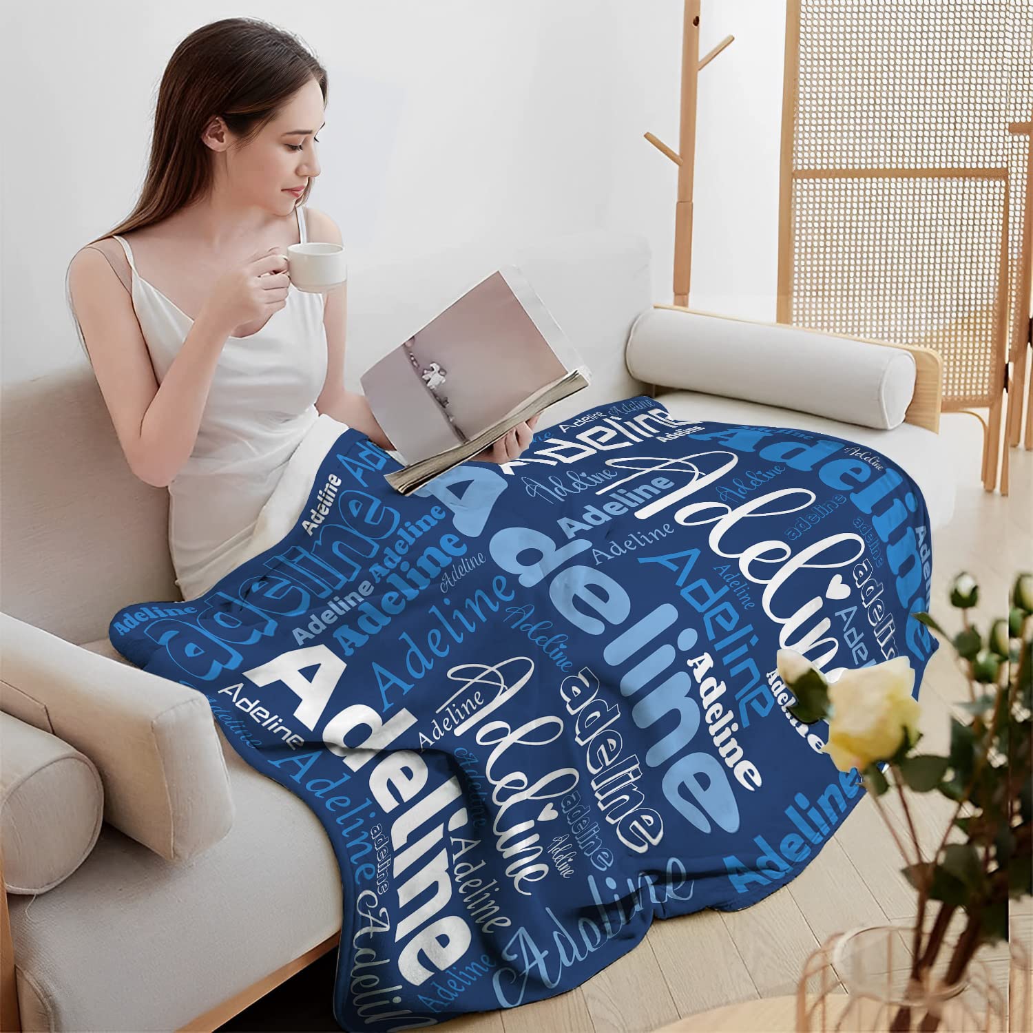 Personalized Name Blanket For Kids – Custom Baby Blanket Super Soft, Great For Gifts, 30 X 40 Inches