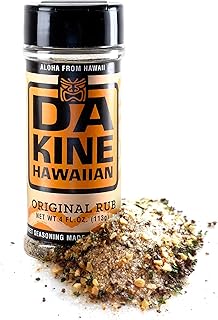 Da Kine Hawaiian Premium BBQ Dry Rub Seasoning - Authentic BBQ Seasoning Blend, Perfect Gourmet Rub Spices for Smoking, Grilling & Cooking - Gluten-Free, Low Sodium, No MSG - Original Flavor (4 oz - 1 Pack)