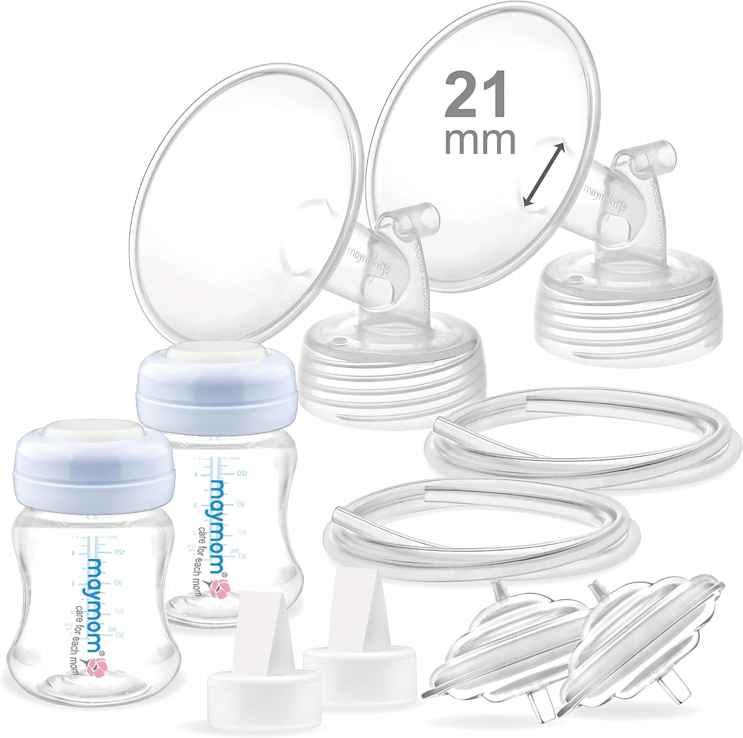 21mm Flange Maymom Pump Parts Compatible with Spectra S2 Spectra S1 Spectra 9 Plus Breastpump