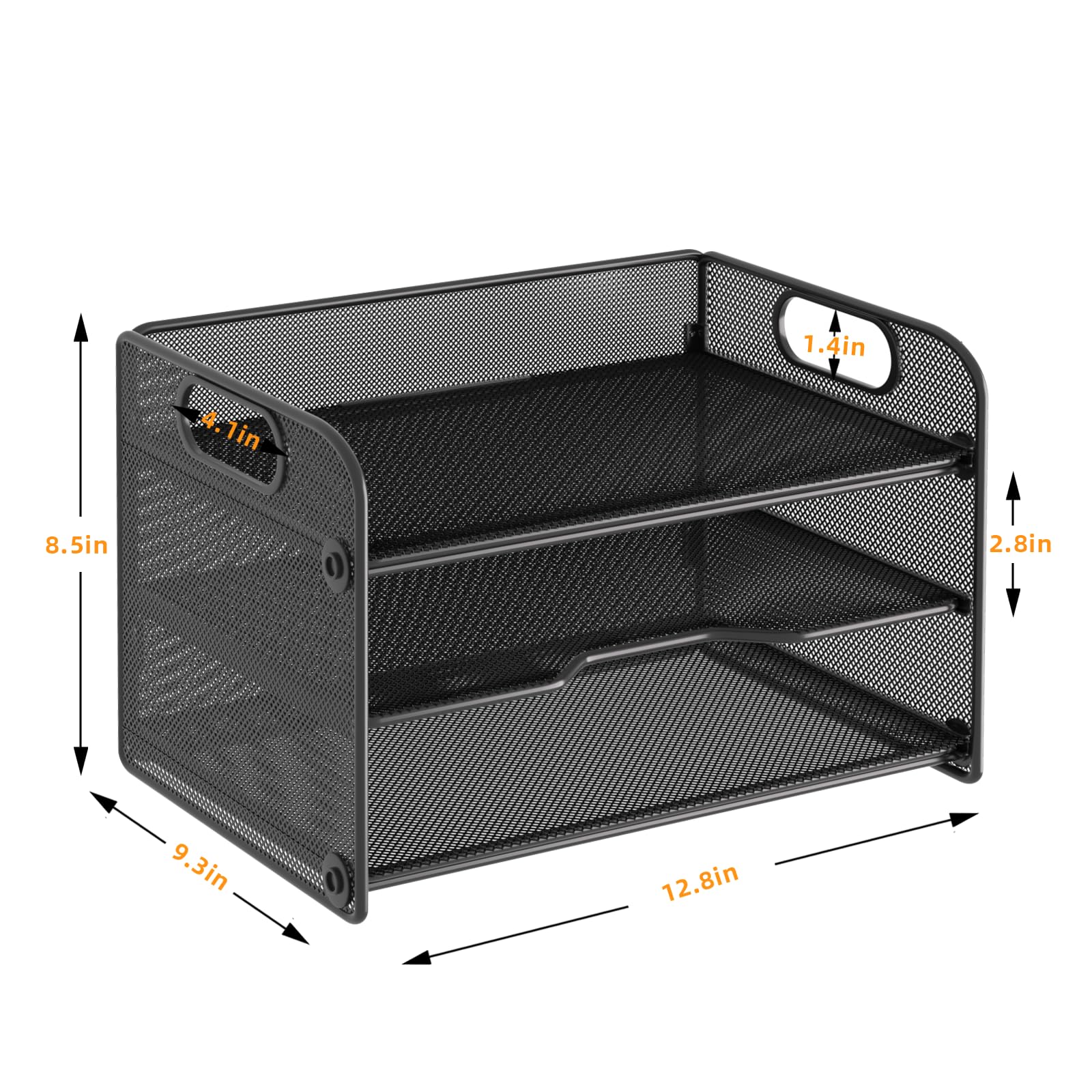 Amazon.com: Samstar 3 Tier Letter Tray Paper Organizer with Handle