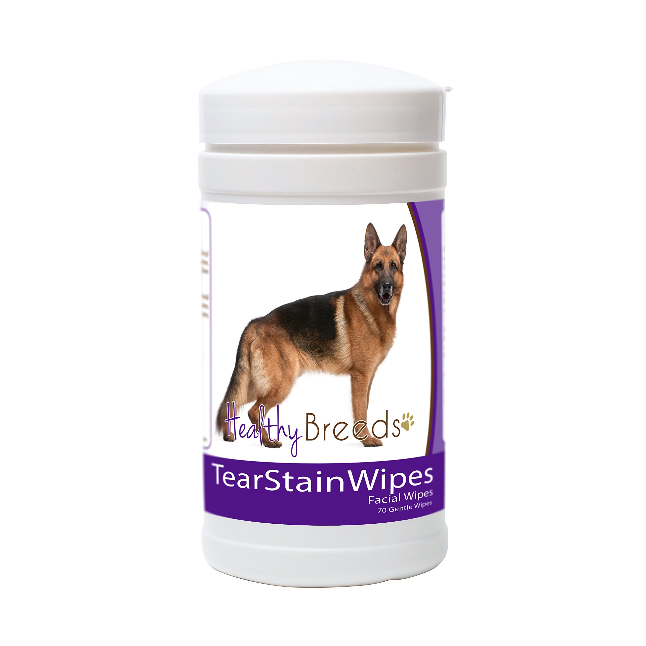 Healthy Breeds German Shepherd Tear Stain Wipes 70 Count