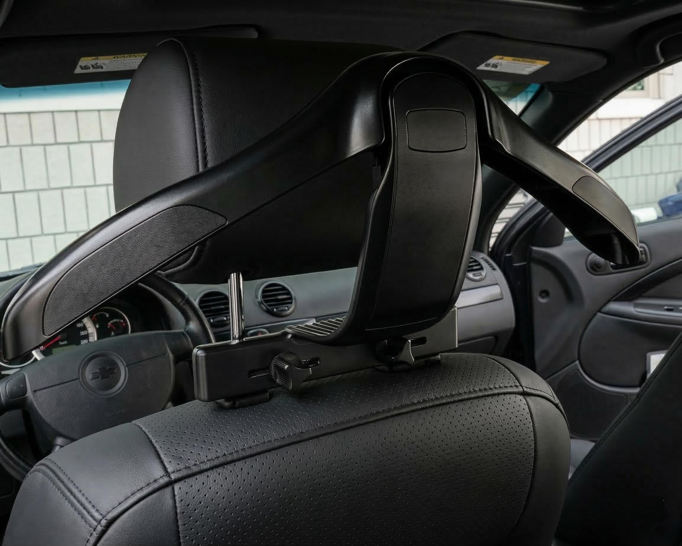 Detachable Headrest Car Coat Hanger Back Seat Clothes Holder for Suit Coats Blazer Jackets, Vehicle Cloth Holder Rack Seat Headrest Hanger for Blazer Coat Jackets Suits Shirts Hook-image-45