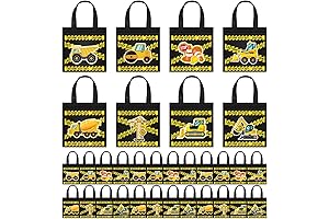 Cheap Construction Party Favor Bags for Kids Classroom Rewards Decorations
