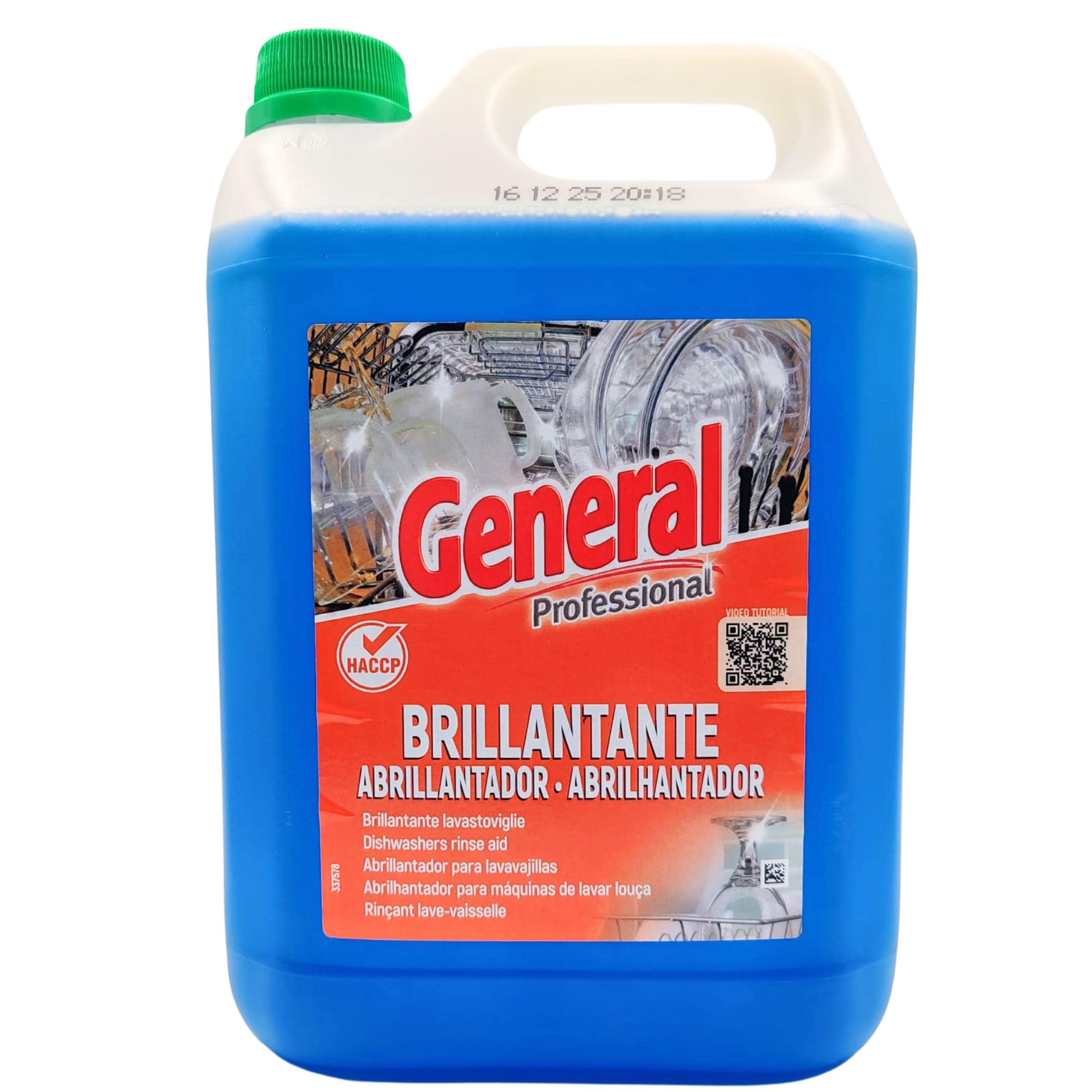 Brillantante Acido Lavastoviglie 5 Kg Senza Fosfati per Acque Dure Uso Professionale