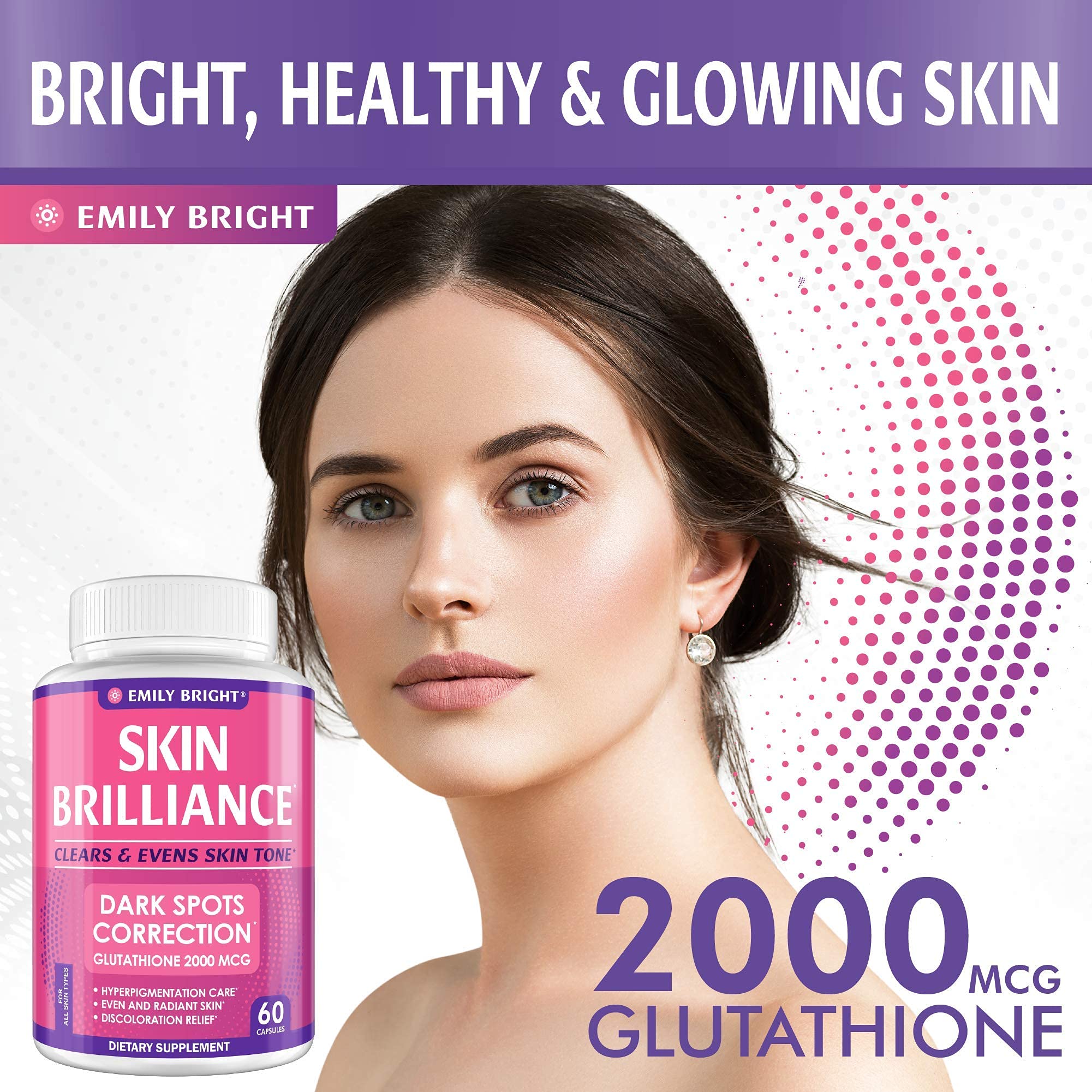 Glutathione Whitening Pills 2000mcg Glutathione Better than Skin