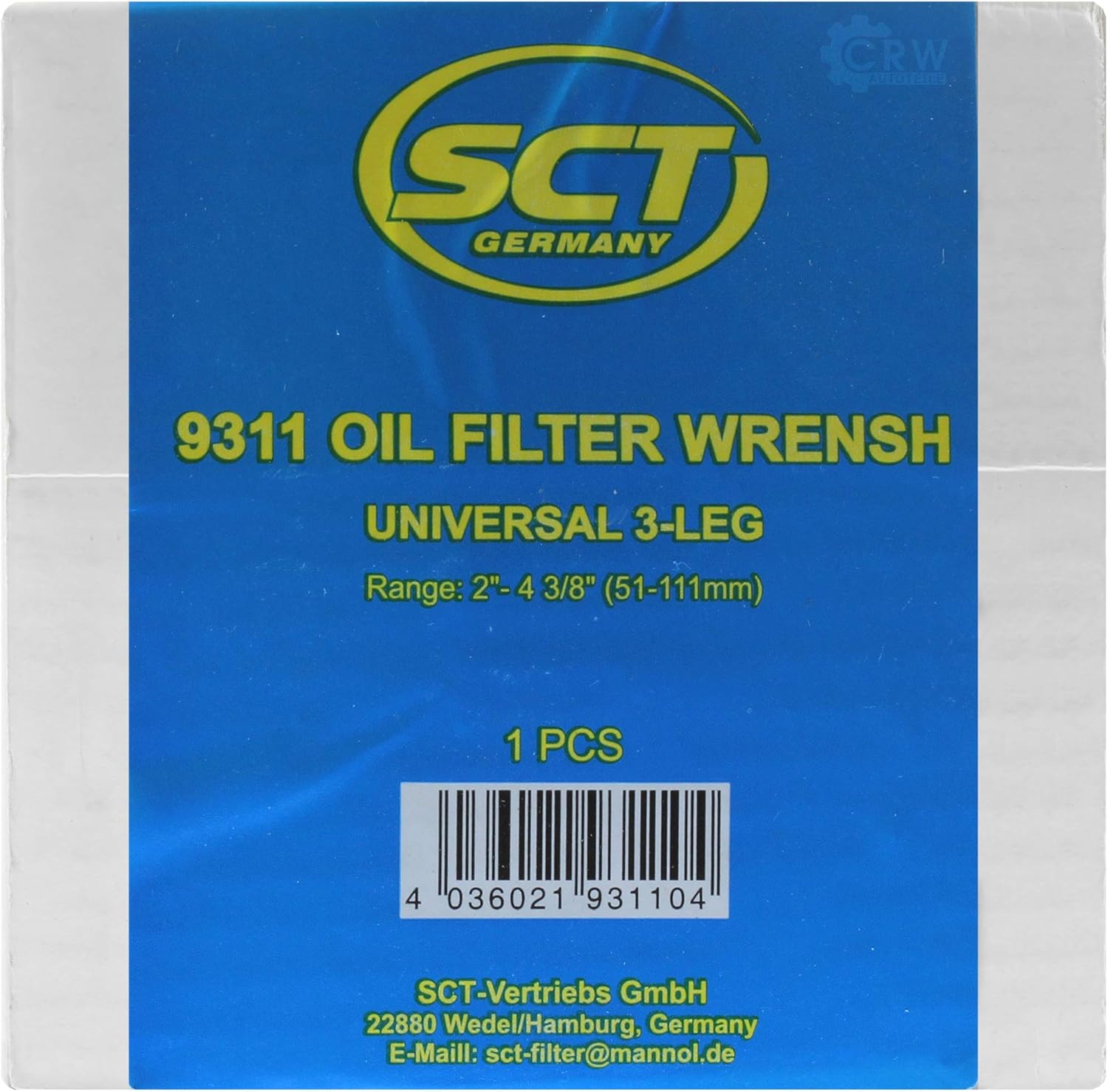 SCT 9311 Universal 3 Leg Oil Filter Wrench