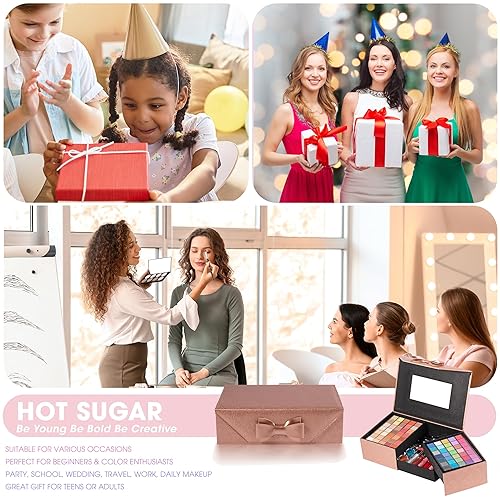 Miniatura 5 de Hot Sugar Kit de maquillaje para niñas adolescentes, juego de regalo de maquillaje para principiantes, kit completo de maquillaje para mujeres