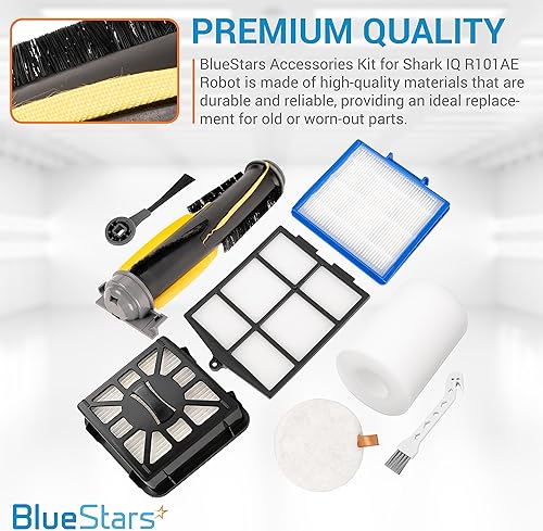 Miniatura 5 de BlueStars Kit de accesorios para robot aspirador Shark IQ AV1010AE R101AE RV1001AE AV911S AV993 RV1000 UR1000SR – 1 cepillo principal, 6 cepillos