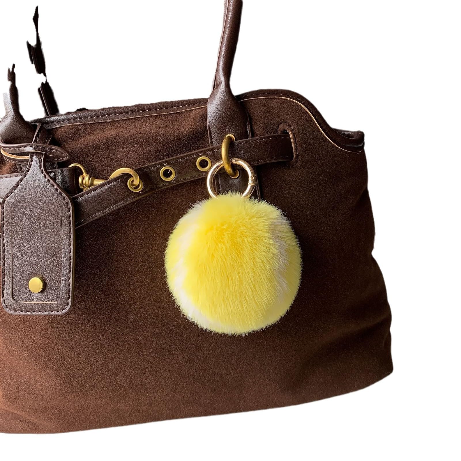 Cute Pom Pom Tennis Ball Key Chain Colorful Tennis Racket Key Rings Sports Gift for Women Men