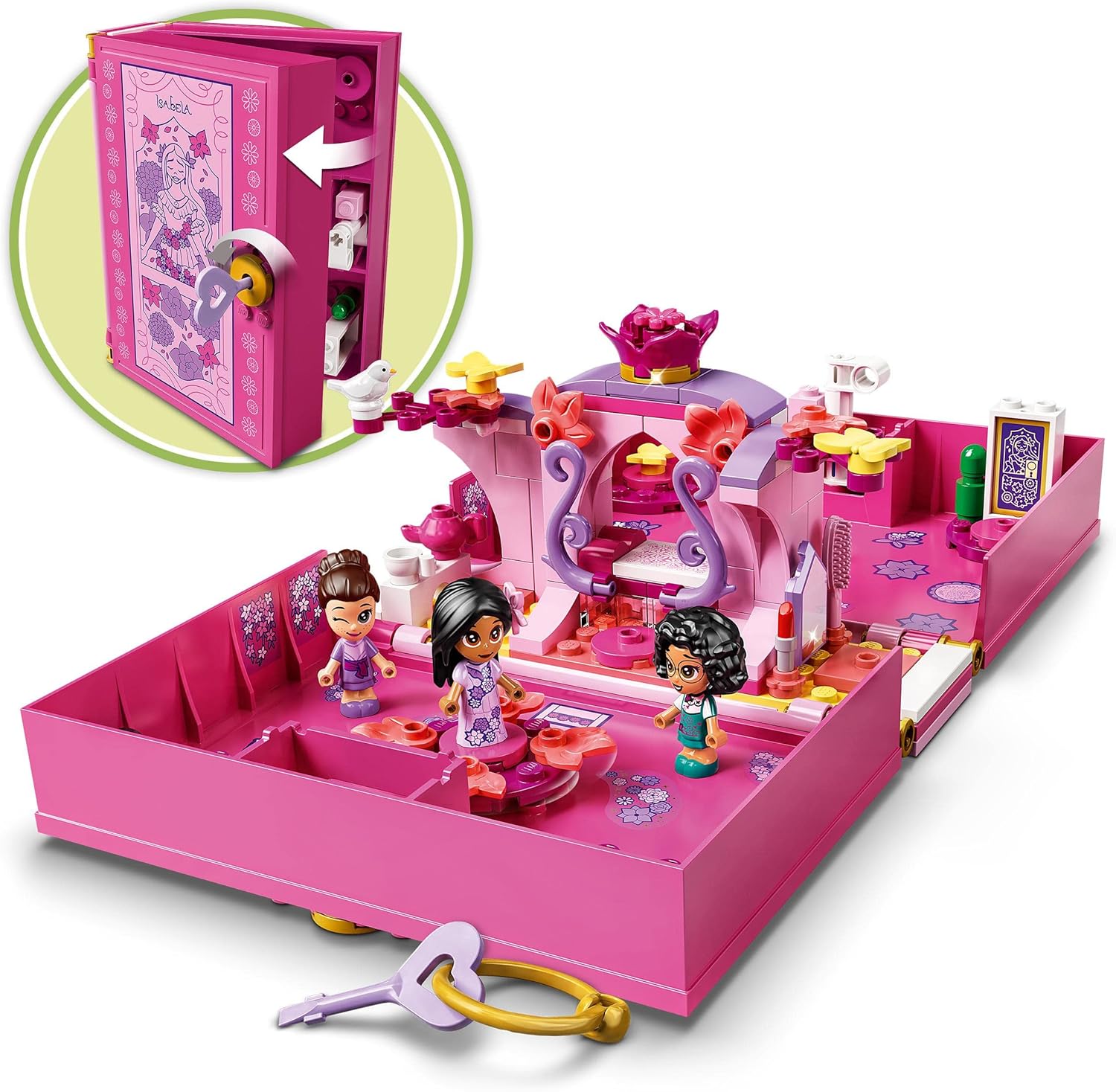 Lego® Disney Isabela’s Magical Door 43201 Building Kit; Buildable Kids’ Toy with Lock and Key