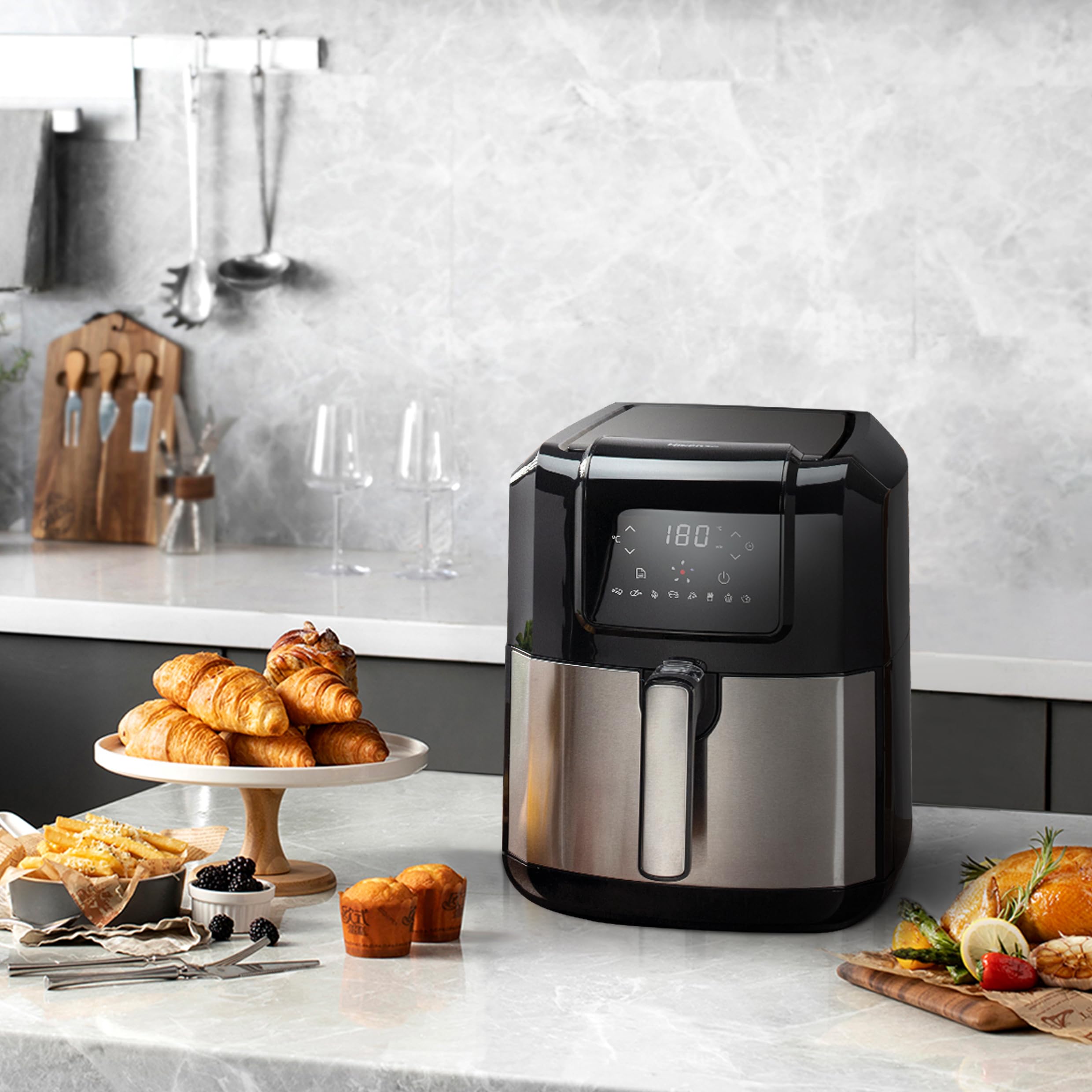 Freidora sin Aceite Hisense H06AFBS1S3 Negro 1700 W 5 L