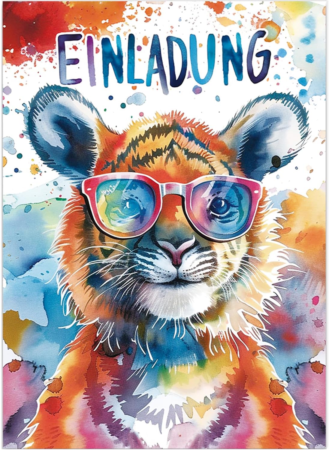 12 Tier Einladungskarten Mit Fuchs - Kindergeburtstag Einladungen