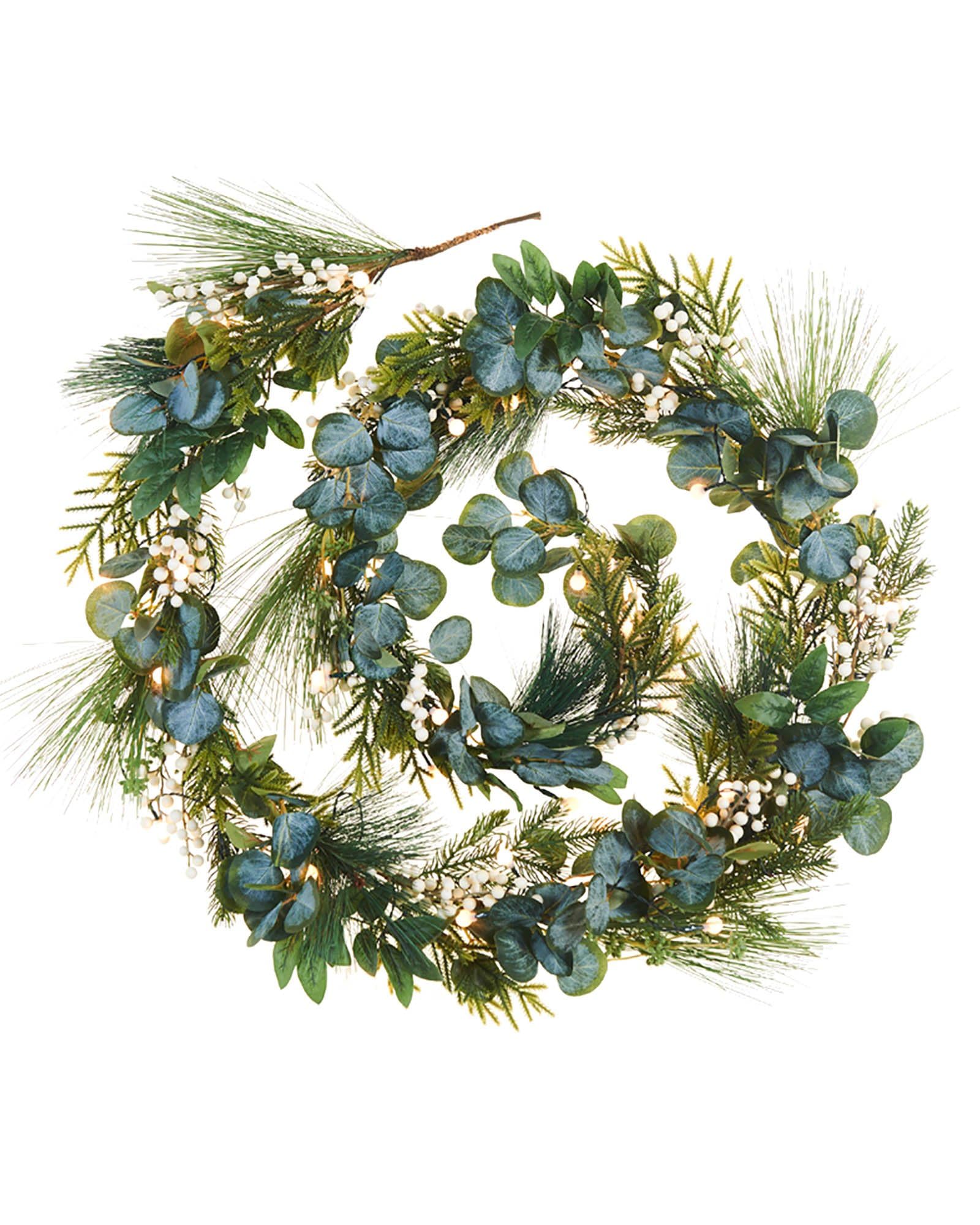 WeRChristmas Garland, Green, 9 ft