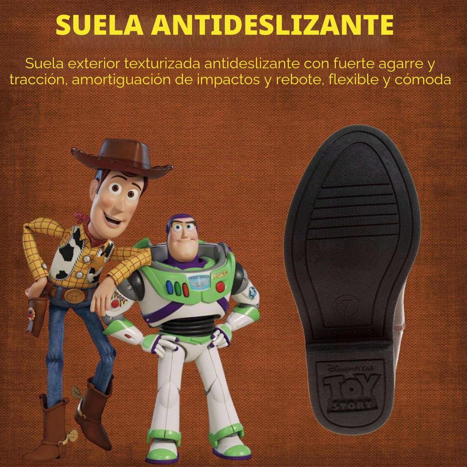 Disney Toy Story Woody Jessie the Yodeling - Botas de vaquera clásicas para niño