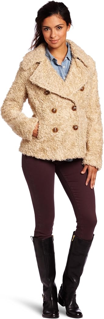 anne klein faux fur coat