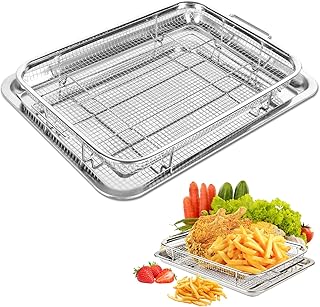 Air Stainless Steel Air Fryer Basket Set 1