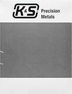 K&S Precision Metals Tin Coated Steel Sheet 6512-0.013" Thick x 8" Wide x 10" Long - Easy to Solder, DIY & Professional, Made in USA - 1 Sheet
