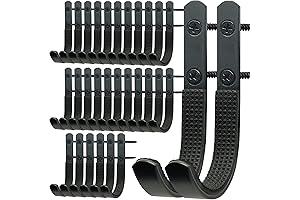 32 Pack Gun Hooks Wall Mount, Gun Rack Wall Mount Horizontal Metal...