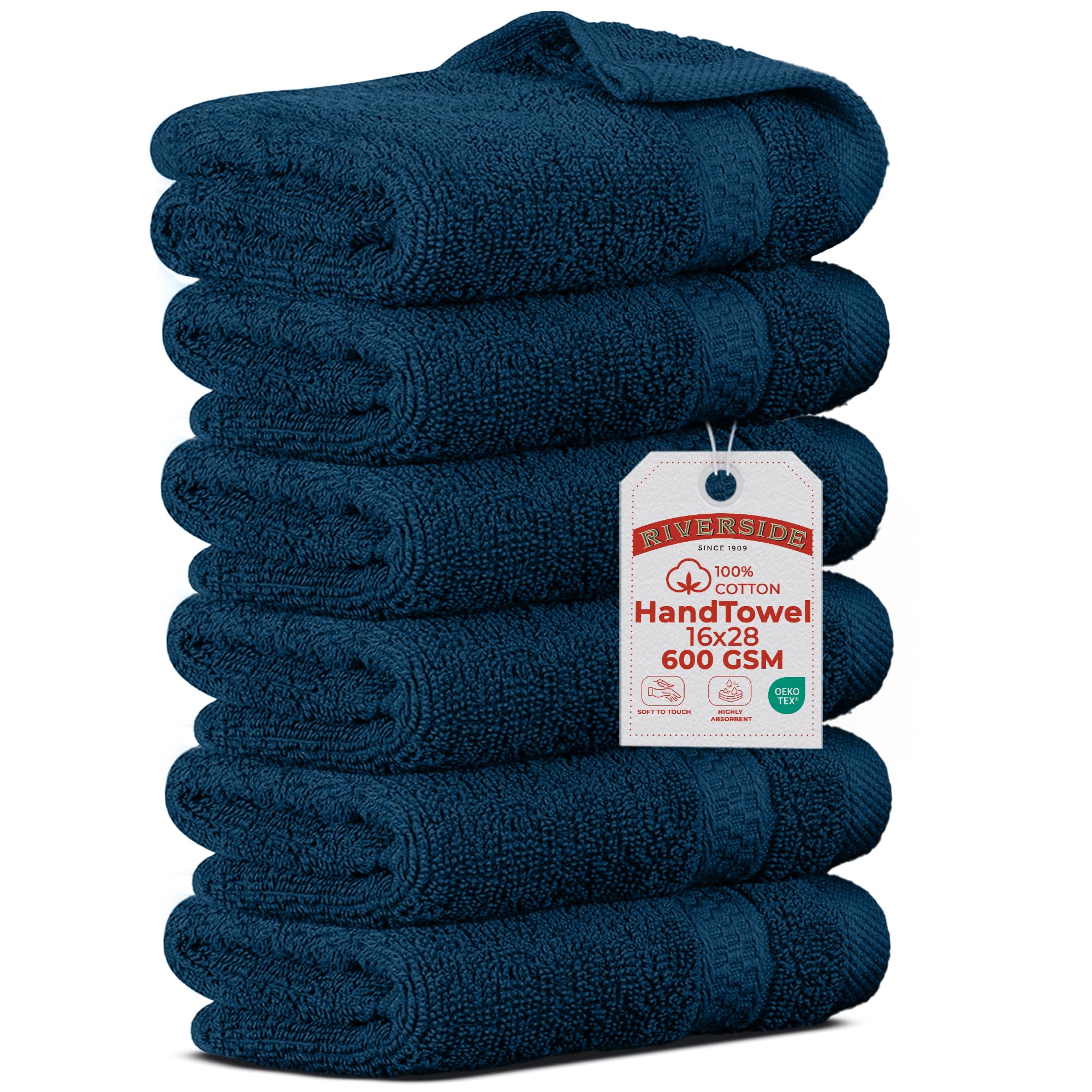 RIVERSIDE Luxury Bath Towels - 4 Pack, Purple -23 RIVERSIDE Luxury Bath Towels - 4 Pack, Purple -23