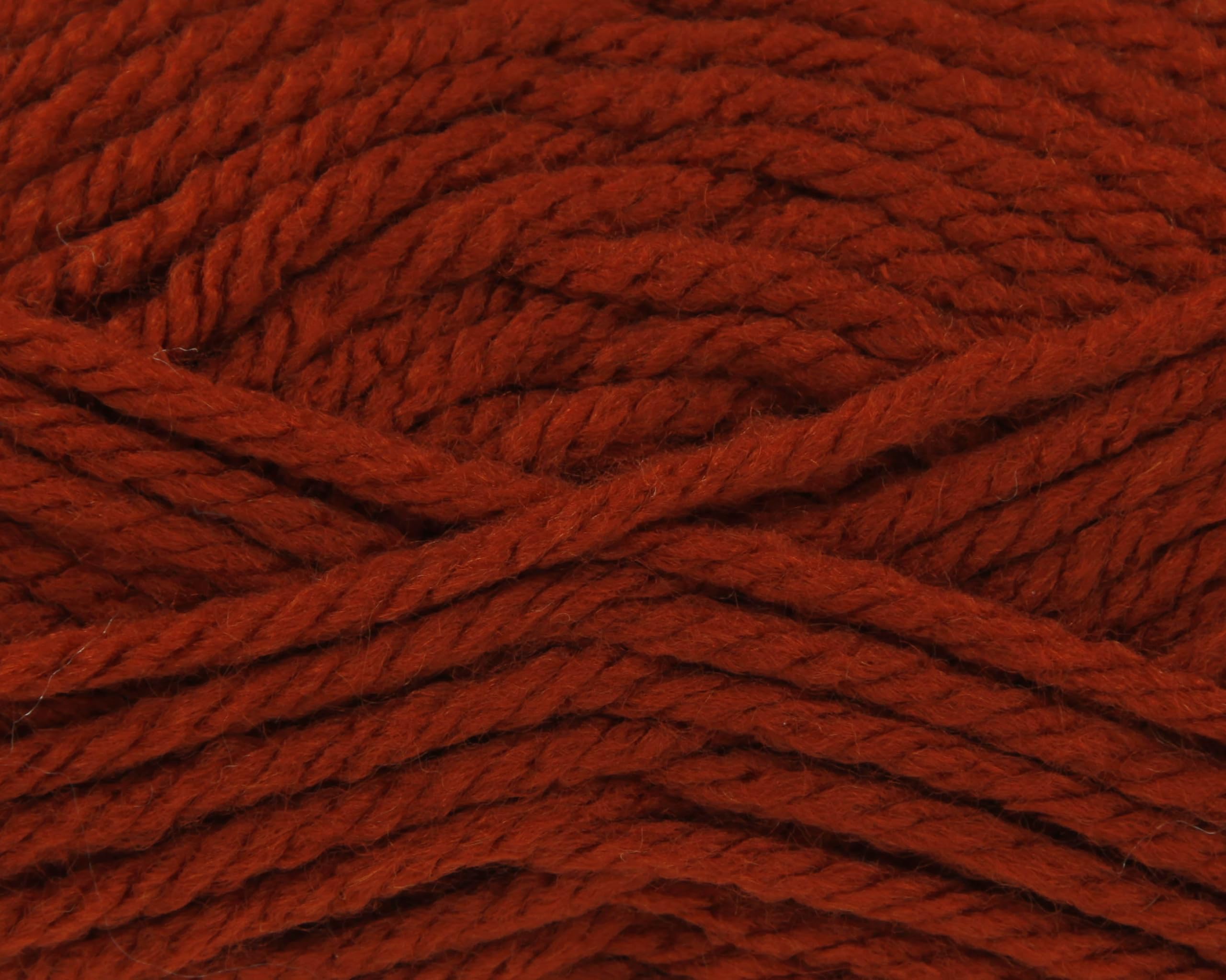 King Cole 641761 Big Value Super Chunky Rust Yarn - 81M, 100g
