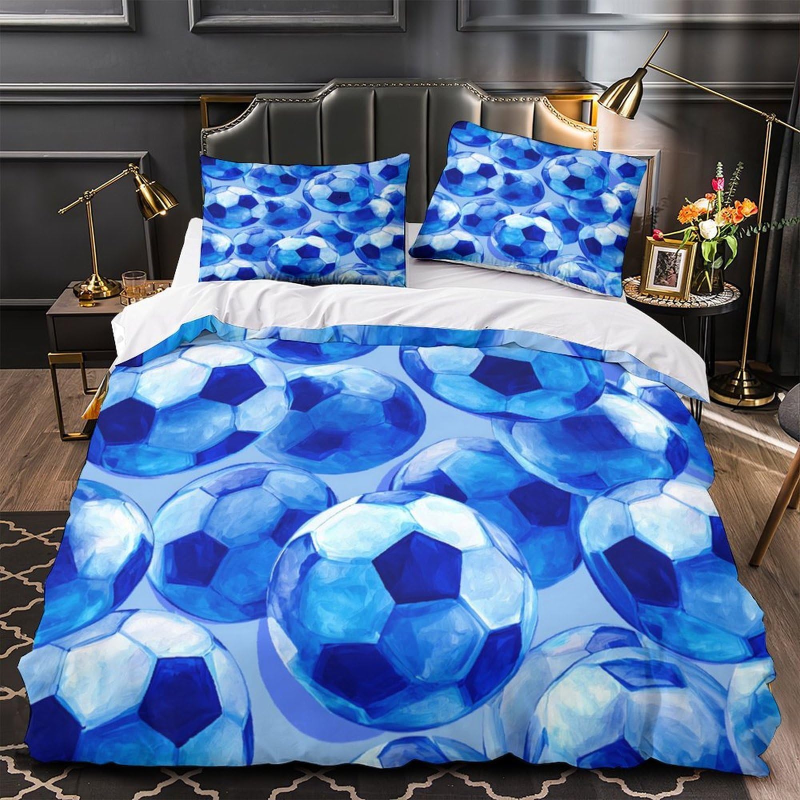 Housse de couette super douce 200x200 au fini textile haut de gamme