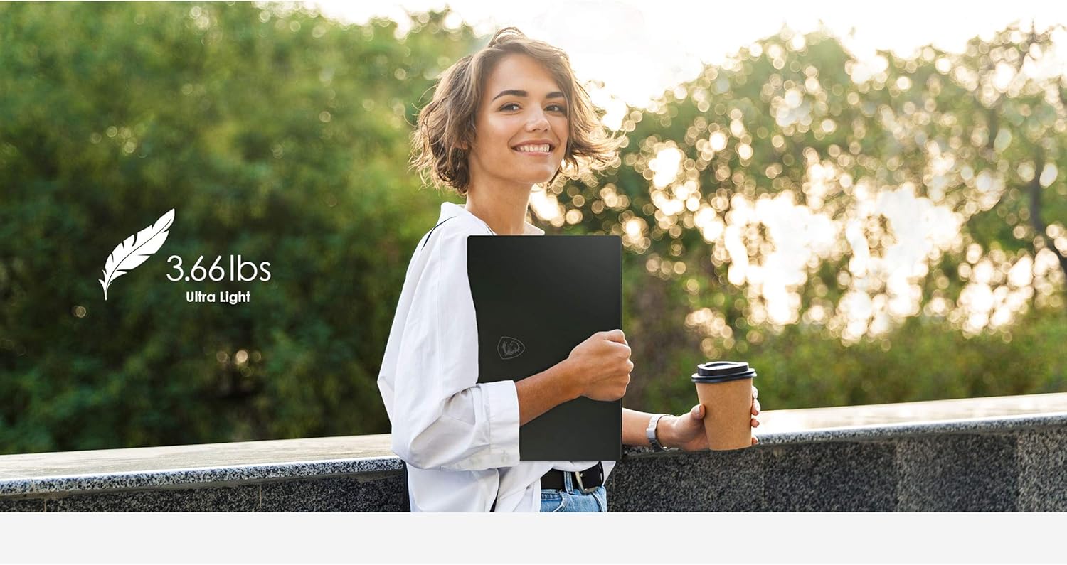 MSI Modern 15 A10M-261 15.6" Gaming Notebook - Full HD - 1920 x 1080 - Intel Core i7 (10th Gen) i7-10510U 1.80 GHz - 8 GB RAM - 512 GB SSD - Onyx Black - Windows 10 Pro - Intel - in-Plane Switchi