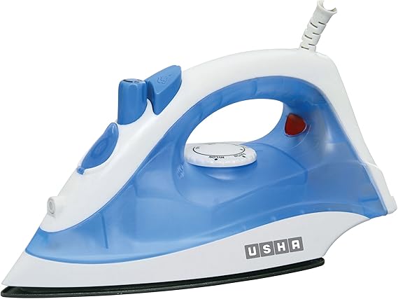 (CERTIFIED REFURBISHED) Usha Steam Pro SI 3713 1300-Watt Steam Iron (White/Blue)