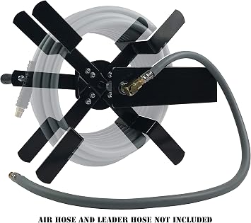Primefit HRM38100 Manual Air Hose Reel with 100ft Capacity using 3/8 ID Air Hose