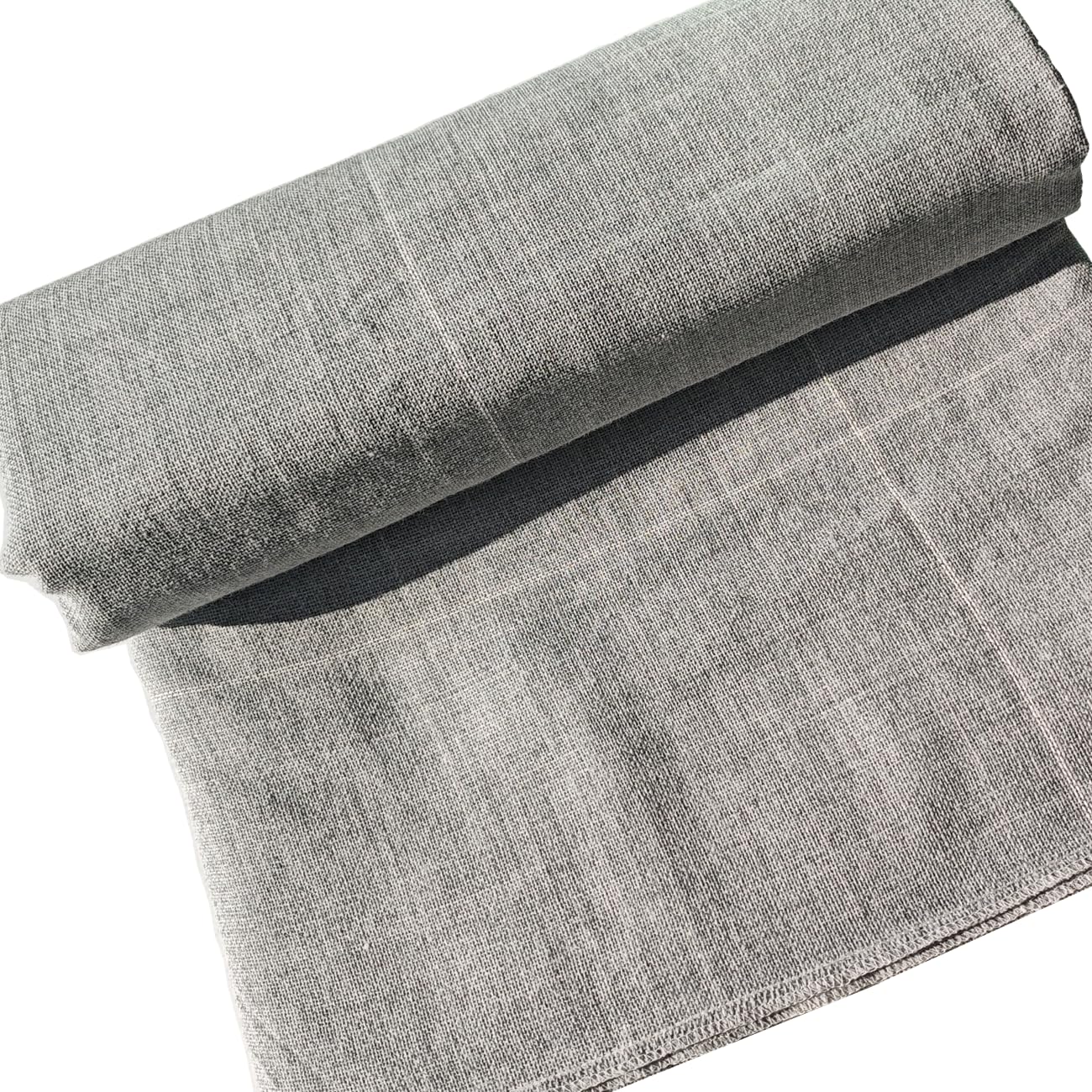 Grauer Polyester-Tufting-Stoff mit Weißem Gitter (220×220CM) | Geeignet für Teppichherstellung, Widersteht Tufting-Druck, Dehnt Sich Gleichmäßig