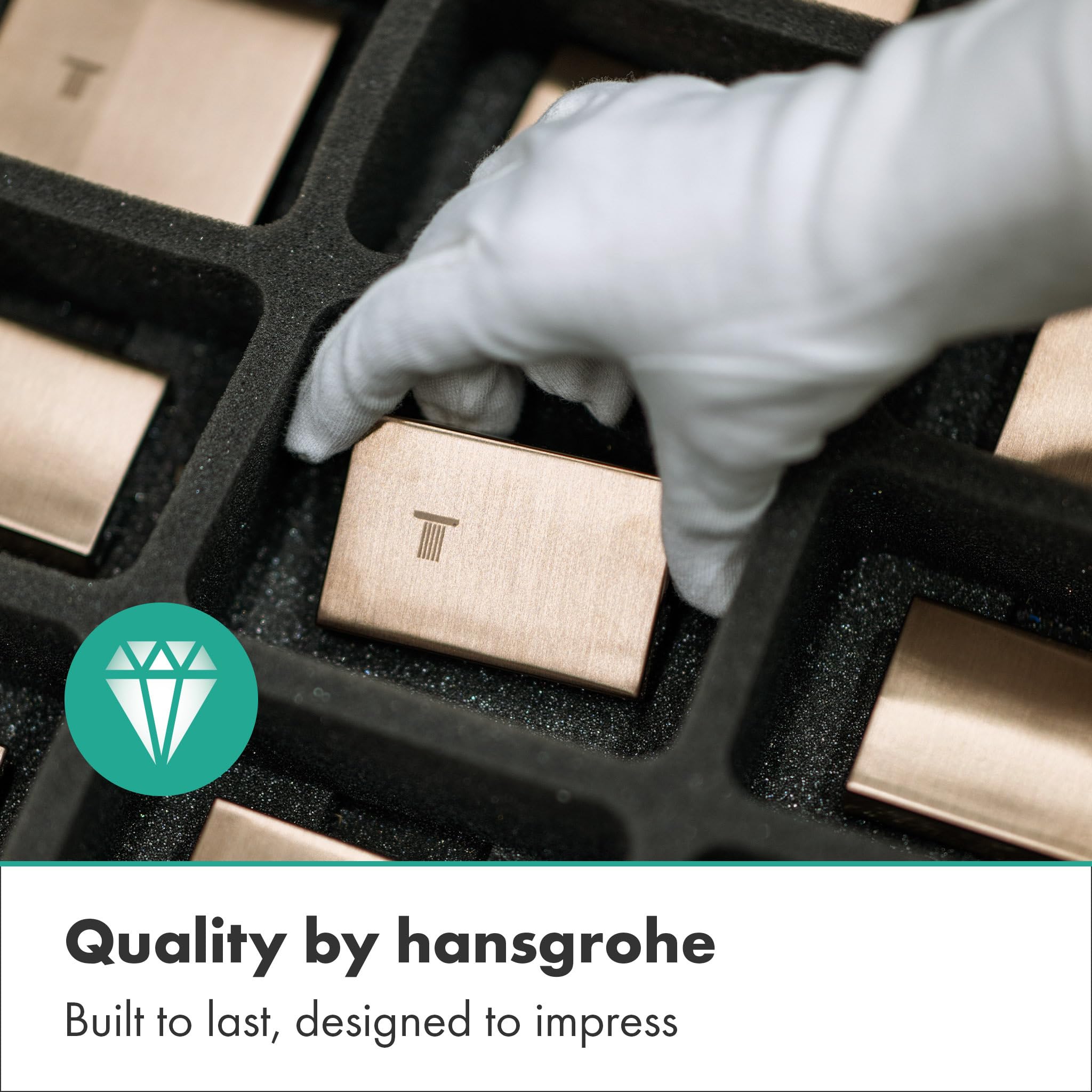Hansgrohe 50100140 Desagüe, Bronce Cepillado
