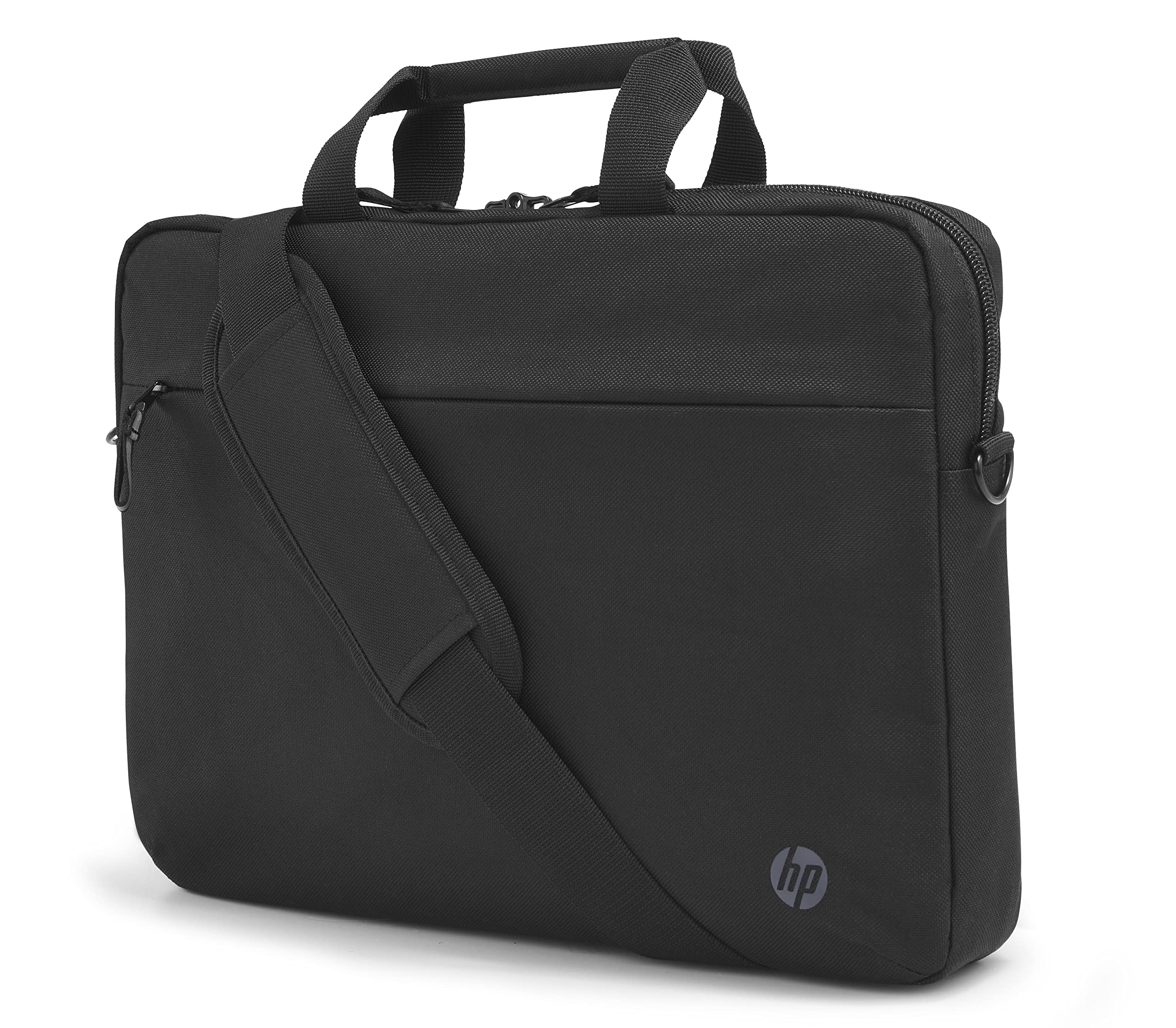 HP Professional TopLoad Briefcase Messenger Bag for Laptop/Chromebook/Mac, RFID, Suitcase Pass-Through - Grey